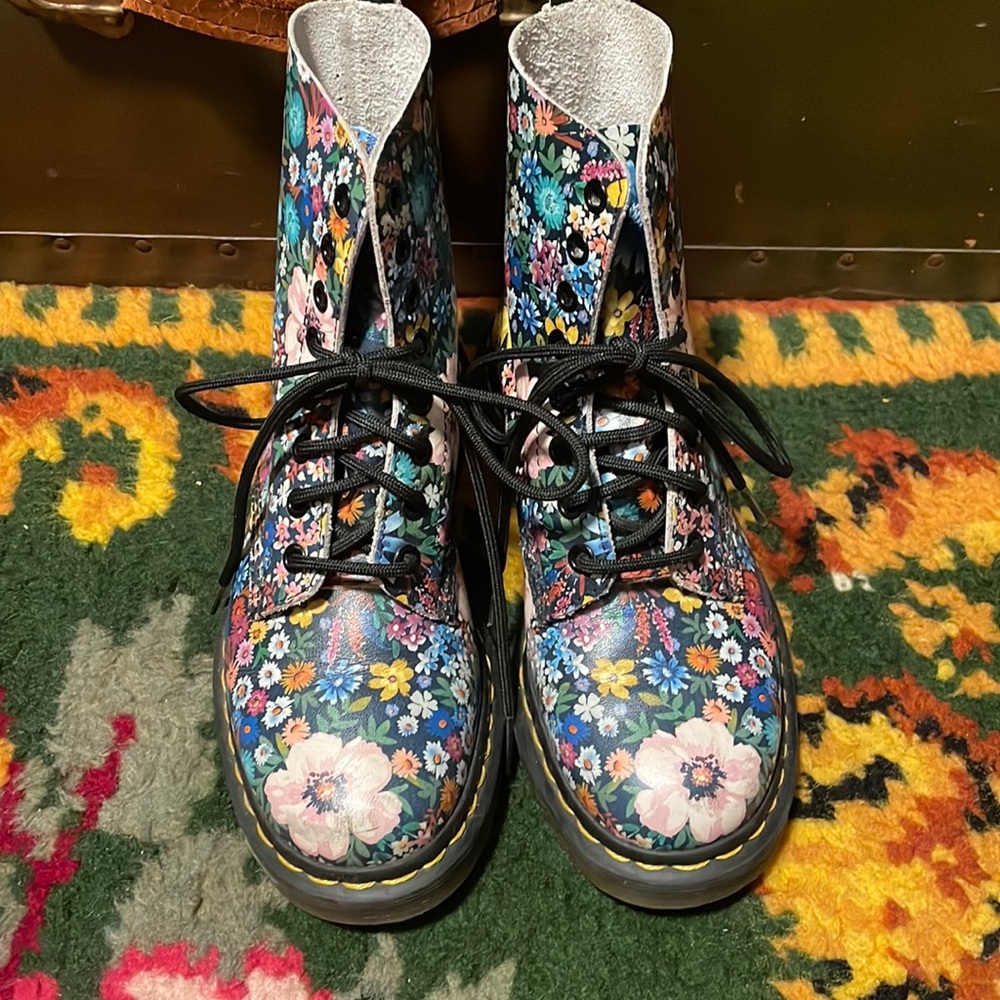 Floral Doc Martens